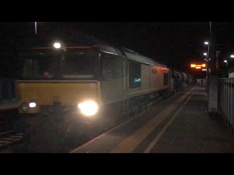 (HD) *COLAS RHTT* 66850 + 66847 TNT Passes Energlyn With A Loud 3 Tone