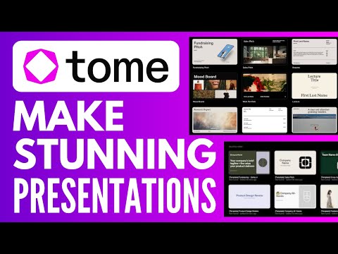 How to Use Tome.app - Tome AI Tutorial for Beginners (Make Stunning Presentations!)