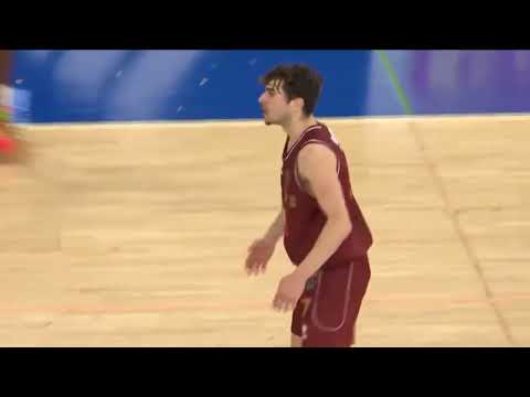 17 YEARS OLD NBA PROSPECT FROM ITALY STEFANO SACCOCCIA SHINES AGAINST REAL MADRID