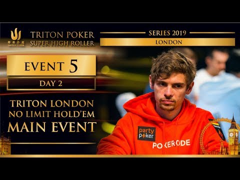 Triton London 2019 - Triton London NLH Main Event £100K - Day 2