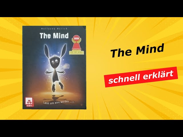 Vídeo relacionado con NSV , The Mind UK version , Card Game , Ages 8+ , 2-4 Players , 20 Minutes Playing Time