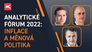 🟠 ANALYTICKÉ FÓRUM 2022: Lukáš Kovanda, Mojmír Hampl a Juraj Karpiš