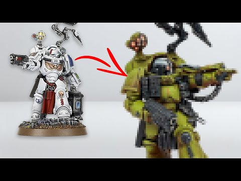 Kitbashing A CUSTOM APOTHECARY Space Marine Raptors Army