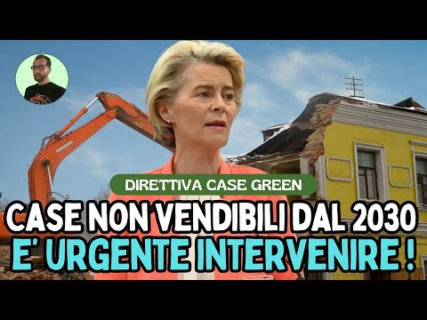 LA UE IMPONE LA SVOLTA GREEN: MILIONI DI CASE RISCHIANO DI VALERE ZERO SE NON SI INTERVIENE SUBITO