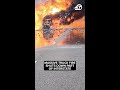 Massive Truck Fire Shuts Down Part Of Interstate
