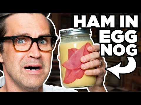 Leaving Weird Things In Eggnog For A Month (Experiment)