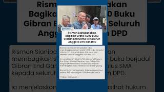 Rismon Sianipar Siap Bagi 1.000 Buku Gibran End Game ke Senayan, Sasar Seluruh Anggota DPR dan DPD