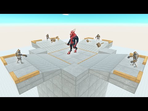 KOZAROG THE DEMON VS EVERY FACTION on QUADRO ARENA | ANIMAL REVOLT BATTLE SIMULATOR GAMEPLAY