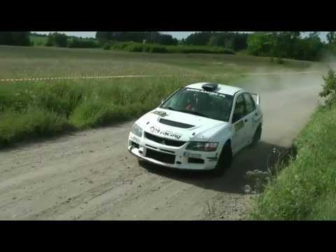 9 Rajd Kaszub 2013 - Jarosław Klonowski / Bartłomiej Czwartosz - Mitsubishi Lancer Evo