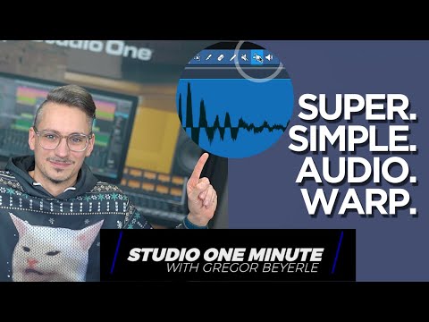 The Most Intuitive Way to Warp Audio in Studio One
