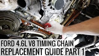 How to Replace the Timing Chain 4.6L Ford V8 PT 1 -  Project Mullet Mustang - EP04