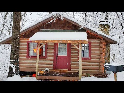 Rustic Beautiful The Pine Log Cabin House | Lovely Tiny House