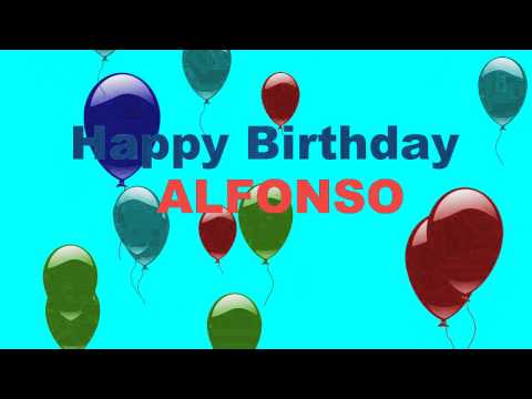 Alfonso - Card Tarjeta - Happy Birthday