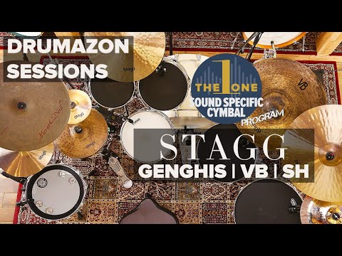 Stagg Genghis, VB, SH Sound Specific Cymbal Demonstration, Pack 18 Serial Numbers 0137 to 0144