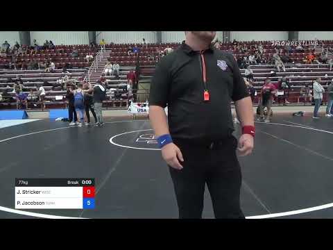 77 Kg Rr Rnd 1 - Jared Stricker, Wisconsin Vs Payton Jacobson, Sunkist Kids Wrestling Club 32ec