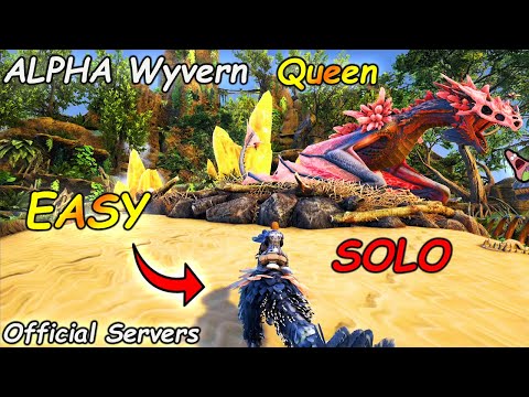 (UPDATED) Crystal Isles ALPHA Boss Fight | EASY and SOLO | Crystal Wyvern QUEEN ARK
