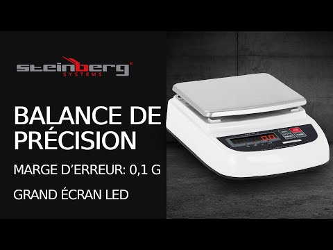 Vidéo - Balance de précision - 0,5 - 6 000 g / 0,1 g