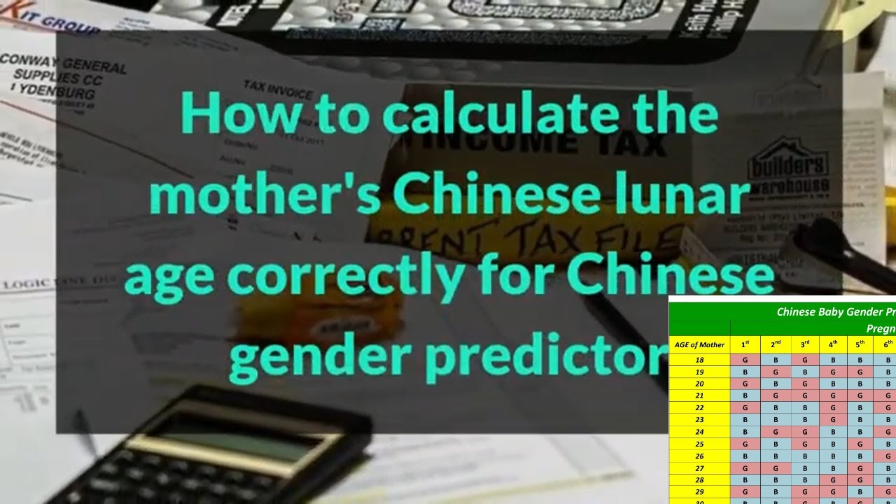 How do I calculate my Chinese lunar month? Tipseri