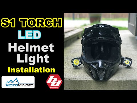 S1 Torch LED Helmet Light Install