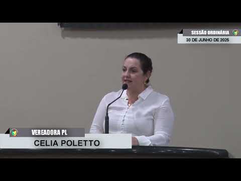 CMBTE - USO DE TRIBUNA PELA VEREADORA CELIA POLETTO - PL.