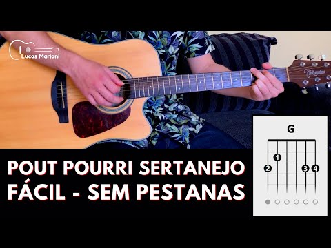 Pout Pourri Sertanejo FÁCIL - Sem Pestanas