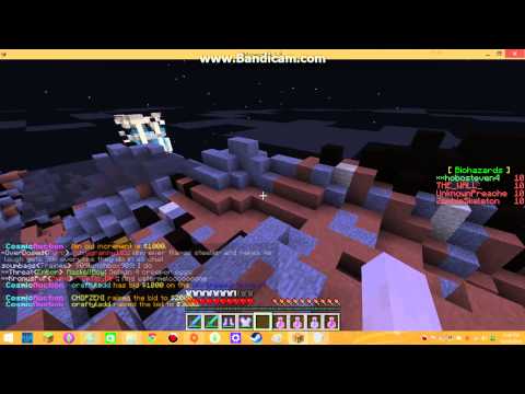 minecraft cosmic envoy on the cosmic pvp server! + one salty 3 year old!!!