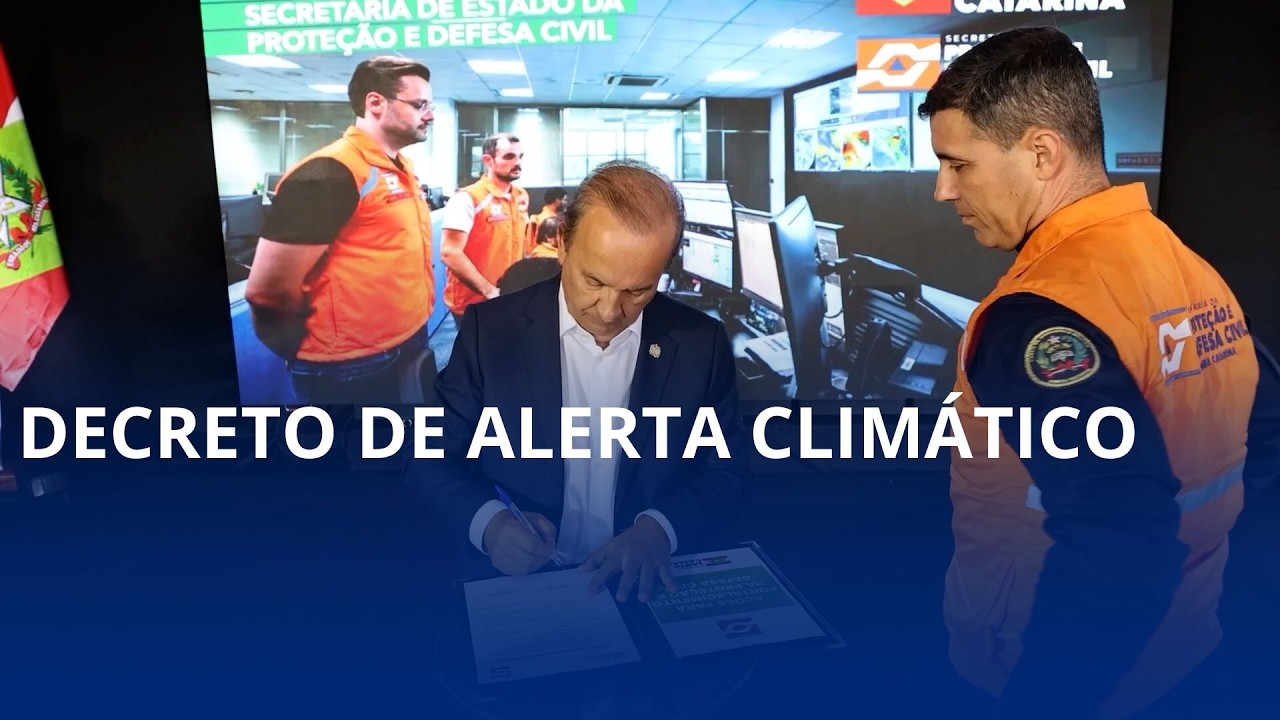 Decreto de alerta climático. Medida busca desburocratizar ações preventivas