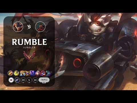 Rumble Jungle vs Graves - KR Grandmaster Patch 12.23