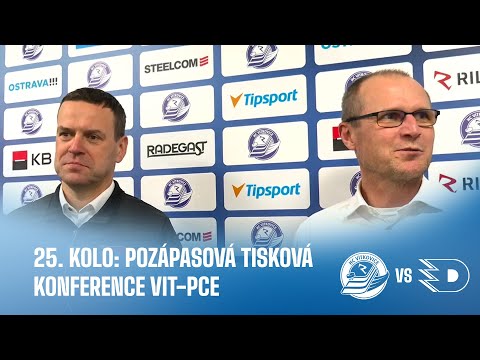 OHLASY TRENÉRŮ | 25. kolo TELH - HC VÍTKOVICE RIDERA - HC Dynamo Pardubice