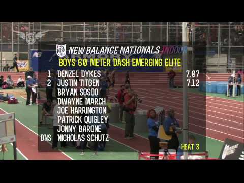 Boys 60m EE Heat 3 - New Balance Nationals Indoor 2013