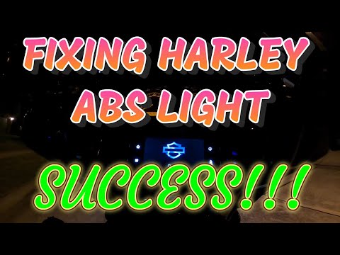 Diagnosing Harley Touring ABS Light - Part 2 - SUCCESS!!