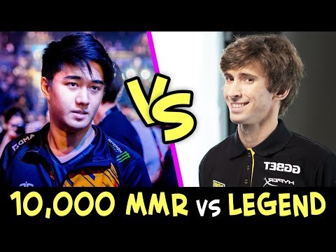 ABED vs DENDI on mid — 10,000 MMR vs LEGEND