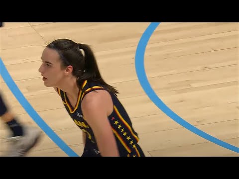 Caitlin Clark's First Points In The WNBA! May 3, 2024