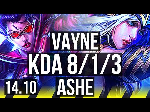VAYNE & Rakan vs ASHE & Braum (ADC) | 8/1/3, 600+ games | EUW Master | 14.10