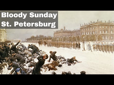 22nd January 1905: Bloody Sunday massacre takes place in the Russian capital St. Petersburg