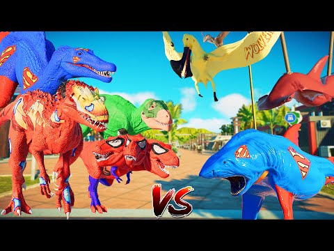(🦖 Jurassic World Evolution 2 🦕) ALL 84 DINOSAURS Dinosaurs Fight