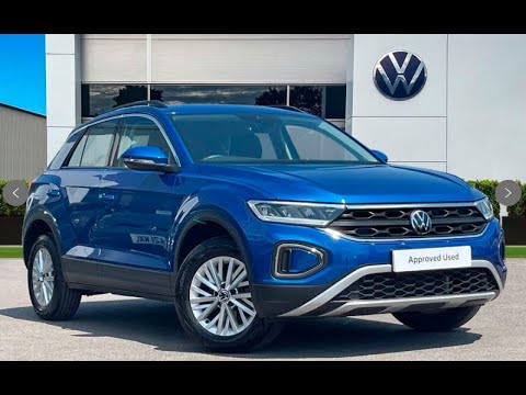 Approved Used Volkswagen T-Roc Life 1.0 TSI Manual Ravenna Blue | Wrexham Volkswagen