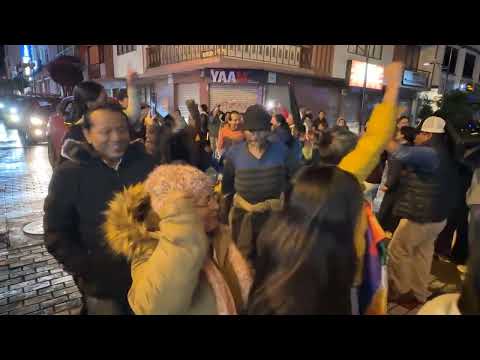 CELEBRABRAN TRIUNFO DEL NO EN OTAVALO