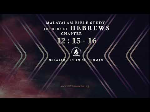 Hebrews 12 - 15-16 | Bible Study - MERC