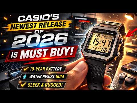 Casios newest release of 2026 the W-221H