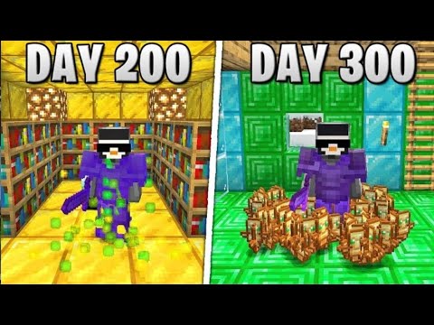 300 Days in Hardcore Minecraft... You Won't Believe How I Survived!
