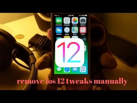 IOS12| how to remove rootless jailbreak tweaks manually