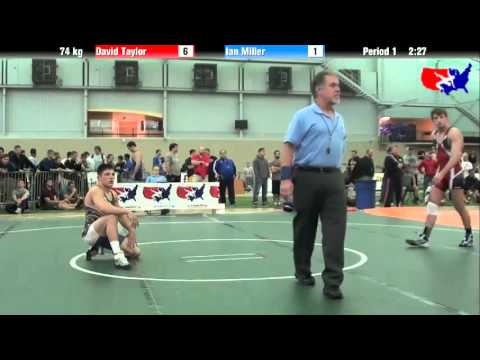 David Taylor vs. Ian Miller at 2013 ASICS University Nationals - FS