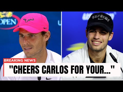 Carlos Alcaraz receive a PRICELESS message from Rafael Nadal after US Open Title Win