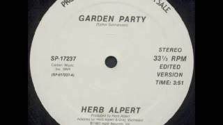 HERB ALPERT   GARDEN PARTY
