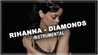 Rihanna - Diamonds - Piano acoustic instrumental / Karaoke / Lyrics