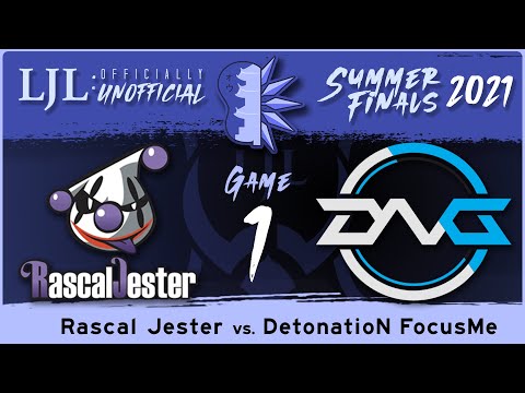 [EN] LJL 2021 Summer Split Playoffs Finals Match Game 1 - Rascal Jesters Vs Detention FocusMe