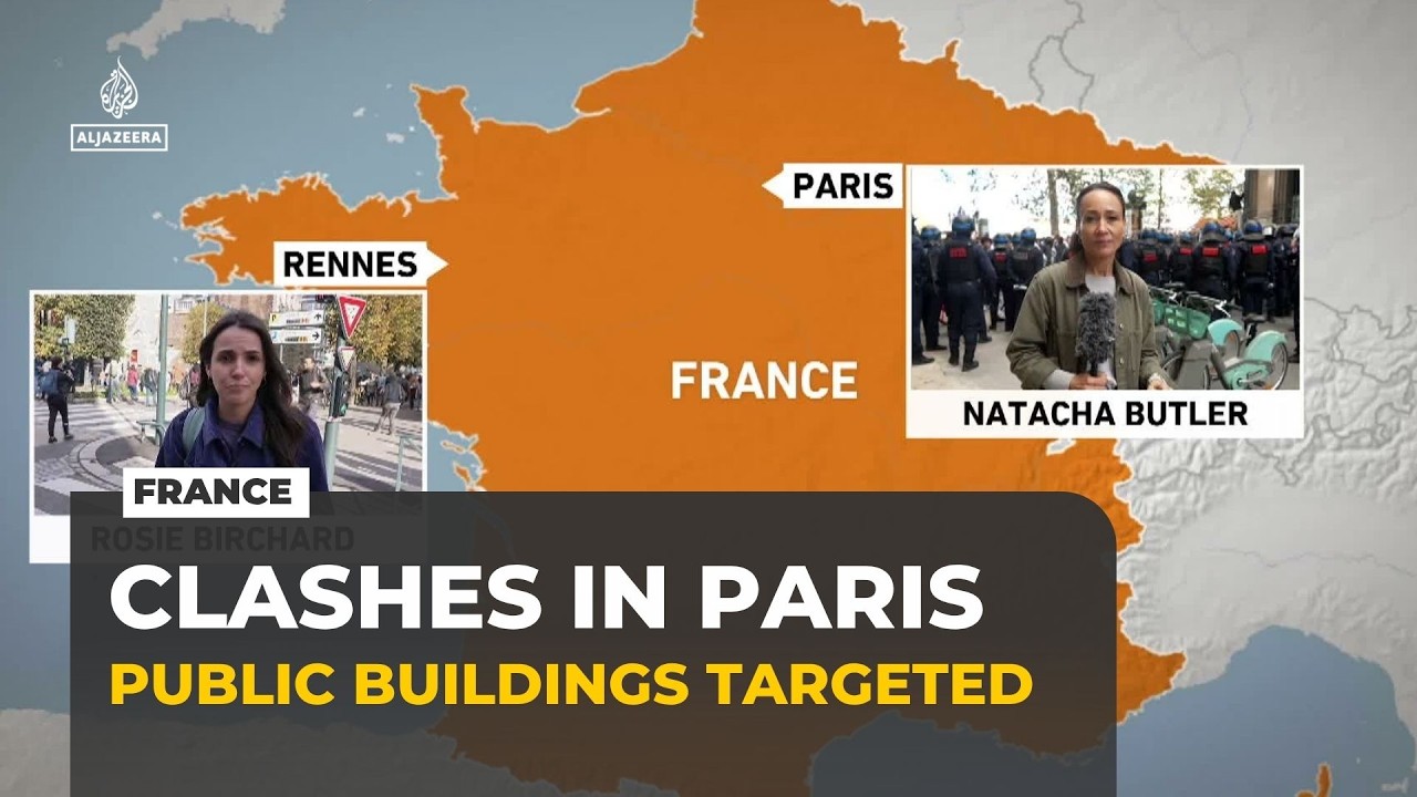 France unrest: Macron vows support for businesses hit by violence