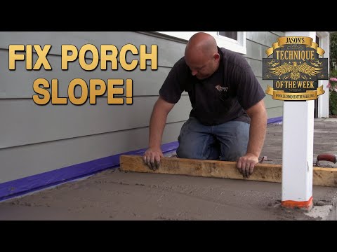 Create a Sloped Concrete Overlay!