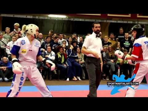 Team Kiraly v Natasha Walker - Kiraly v Top Ten UK - Women's Team Sparring Finals - 2014 Irish Open
